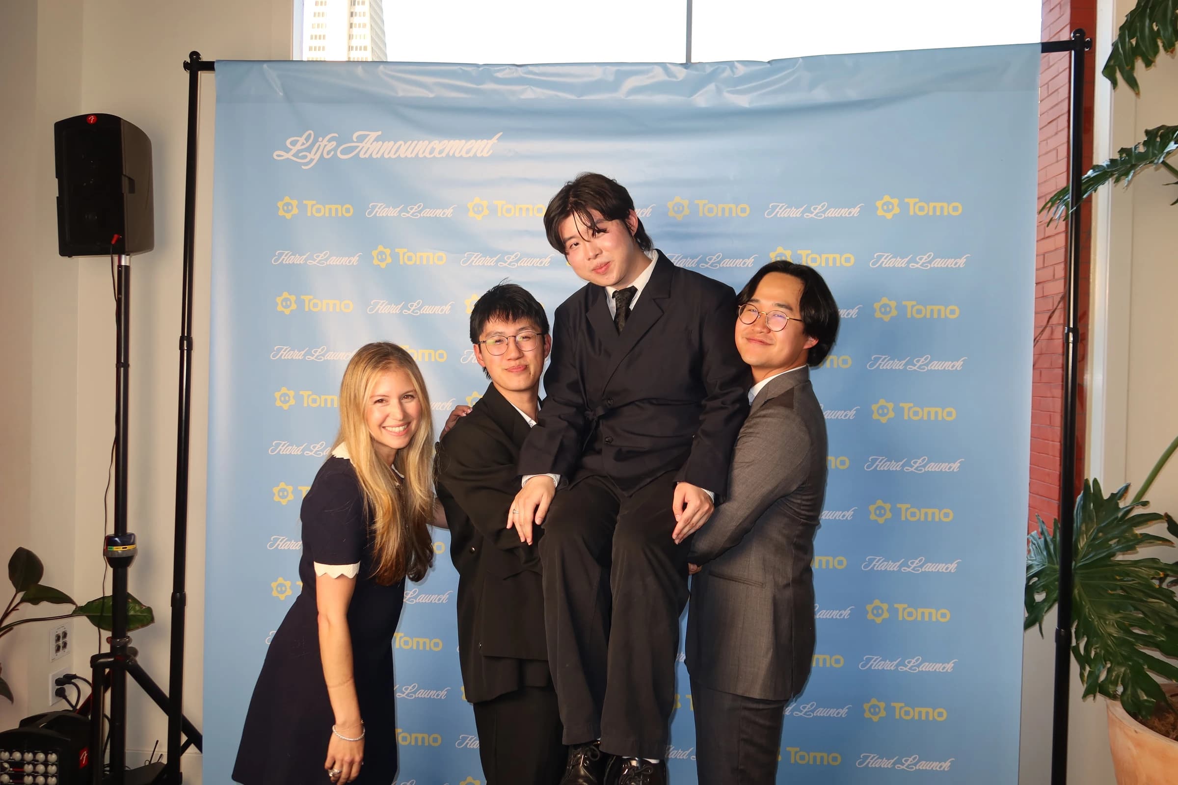 Team at the Hard Launch event